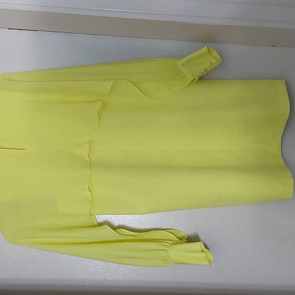 Zara Basic Yellow Dress/ Sz XS/NWOT/ Oversized - Picture 6 of 8
